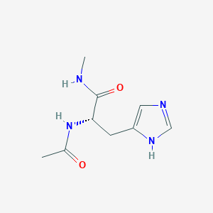 molecular formula C9H14N4O2 B142123 Ac-His-Nhme CAS No. 6367-11-9