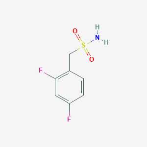 molecular formula C7H7F2NO2S B1421232 (2,4-二氟苯基)甲磺酰胺 CAS No. 1001026-56-7