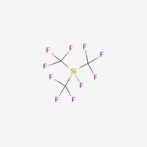 molecular formula C3F10Si B14212445 Fluoro[tris(trifluoromethyl)]silane CAS No. 827027-04-3