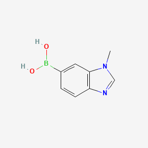 molecular formula C8H9BN2O2 B1421251 1-甲基-1H-苯并咪唑-6-硼酸 CAS No. 1072945-87-9