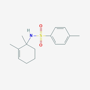 molecular formula C15H21NO2S B14212528 N-(1,2-Dimethylcyclohex-2-en-1-yl)-4-methylbenzene-1-sulfonamide CAS No. 824403-09-0