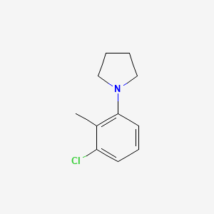 B1421255 1-(3-Chloro-2-methylphenyl)pyrrolidine CAS No. 1020253-09-1