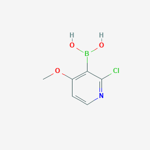 molecular formula C6H7BClNO3 B1421262 (2-Chloro-4-methoxypyridin-3-yl)boronic acid CAS No. 1072946-19-0