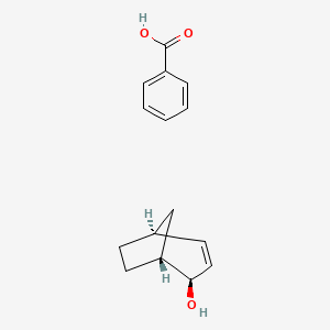 molecular formula C15H18O3 B14212630 benzoic acid;(1R,2S,5S)-bicyclo[3.2.1]oct-3-en-2-ol CAS No. 825613-49-8