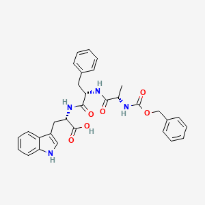 molecular formula C31H32N4O6 B14212639 N-[(Benzyloxy)carbonyl]-L-alanyl-L-phenylalanyl-L-tryptophan CAS No. 820239-51-8