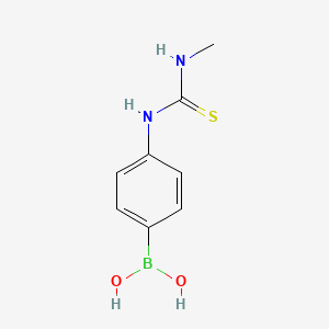 molecular formula C8H11BN2O2S B1421265 4-(3-Methylthioureido)phenylboronic acid CAS No. 1072946-18-9