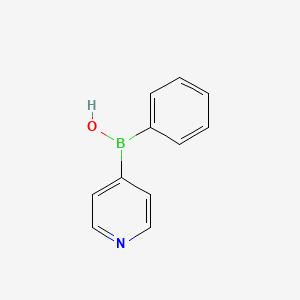 molecular formula C11H10BNO B14212717 Phenyl(pyridin-4-yl)borinic acid CAS No. 718642-05-8