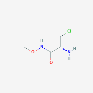 molecular formula C4H9ClN2O2 B14212732 3-Chloro-N-methoxy-L-alaninamide CAS No. 820253-32-5