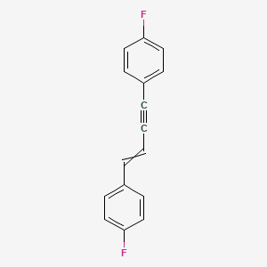 molecular formula C16H10F2 B14212746 1,1'-(But-1-en-3-yne-1,4-diyl)bis(4-fluorobenzene) CAS No. 557083-83-7