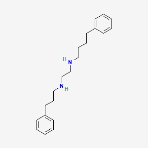 molecular formula C21H30N2 B14212888 N-(4-phenylbutyl)-N'-(3-phenylpropyl)ethane-1,2-diamine CAS No. 627521-34-0