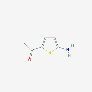 molecular formula C6H7NOS B142129 1-(5-Aminothiophen-2-yl)ethanone CAS No. 128327-59-3