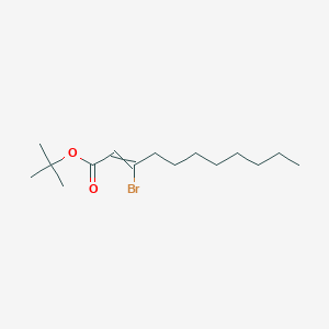 molecular formula C15H27BrO2 B14212929 Tert-butyl 3-bromoundec-2-enoate CAS No. 832734-29-9