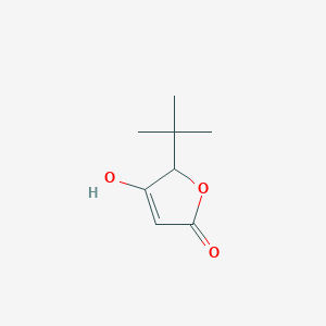 molecular formula C8H12O3 B14212955 5-tert-Butyl-4-hydroxyfuran-2(5H)-one CAS No. 526203-76-9