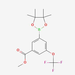 Methyl 3-(4,4,5,5-tetramethyl-1,3,2-dioxaborolan-2-yl)-5-(trifluoromethoxy)benzoate