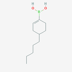 molecular formula C11H21BO2 B1421300 (4-Pentylcyclohex-1-en-1-yl)boronic acid CAS No. 1072946-31-6