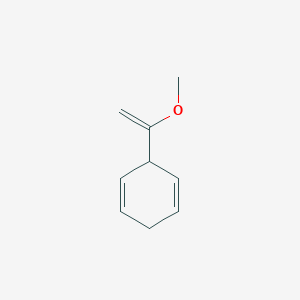 molecular formula C9H12O B14213011 3-(1-Methoxyethenyl)cyclohexa-1,4-diene CAS No. 827615-93-0