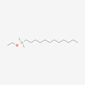 molecular formula C16H36OSi B14213038 Dimethyldodecylsilyloxyethane CAS No. 543717-10-8