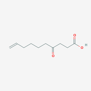 molecular formula C10H16O3 B14213057 4-Oxodec-9-enoic acid CAS No. 529508-00-7