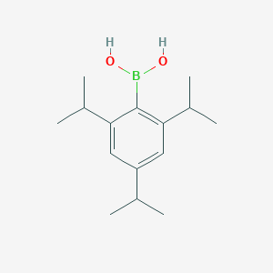 molecular formula C15H25BO2 B142132 (2,4,6-Triisopropylphenyl)boronic acid CAS No. 154549-38-9