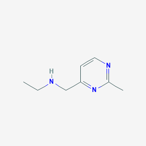 molecular formula C8H13N3 B1421326 Ethyl-(2-methyl-pyrimidin-4-ylmethyl)-amine CAS No. 921074-48-8