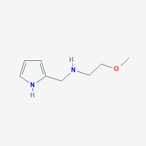 molecular formula C8H14N2O B1421336 (2-Methoxy-ethyl)-(1H-pyrrol-2-ylmethyl)-amine CAS No. 1211504-75-4