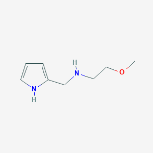 molecular formula C8H14N2O B1421336 2-methoxy-N-(1H-pyrrol-2-ylmethyl)ethanamine CAS No. 1211504-75-4