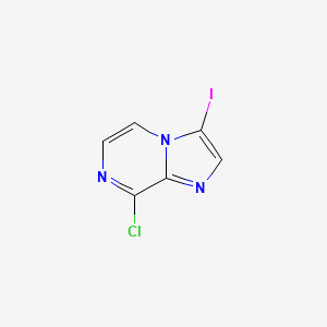 molecular formula C6H3ClIN3 B1421350 8-Chloro-3-iodoimidazo[1,2-A]pyrazine CAS No. 1049677-32-8