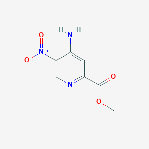 molecular formula C7H7N3O4 B1421351 Methyl 4-amino-5-nitropyridine-2-carboxylate CAS No. 850544-21-7
