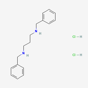 molecular formula C17H24Cl2N2 B1421352 N1,N3-dibenzylpropane-1,3-diamine dihydrochloride CAS No. 59211-73-3