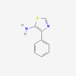 molecular formula C9H8N2S B1421355 4-苯基-1,3-噻唑-5-胺 CAS No. 412311-69-4