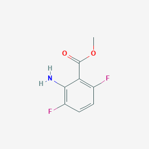 molecular formula C8H7F2NO2 B1421358 Methyl 2-amino-3,6-difluorobenzoate CAS No. 1184204-30-5
