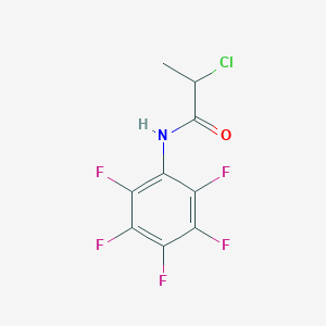 molecular formula C9H5ClF5NO B1421388 2-氯-N-(五氟苯基)丙酰胺 CAS No. 1235441-08-3