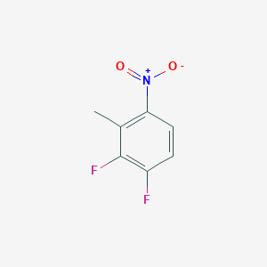 molecular formula C7H5F2NO2 B1421399 1,2-Difluoro-3-methyl-4-nitrobenzene CAS No. 914348-35-9