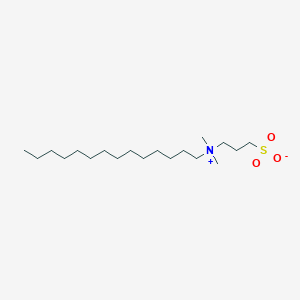 molecular formula C19H41NO3S B014214 N-Tetradecyl-N,N-dimethyl-3-ammonio-1-propanesulfonate CAS No. 14933-09-6