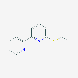 molecular formula C12H12N2S B142140 6-Ethylthio-2,2'-bipyridine CAS No. 130897-01-7