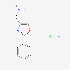 (2-Phenyloxazol-4-YL)methanamine hydrochloride