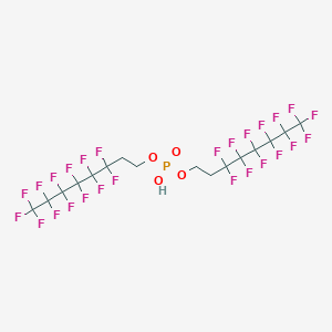 molecular formula C16H9F26O4P B142144 Bis[2-(perfluorohexyl)ethyl] Phosphate CAS No. 57677-95-9