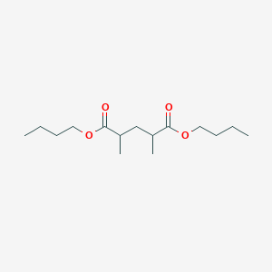molecular formula C15H28O4 B14214412 Dibutyl 2,4-dimethylpentanedioate CAS No. 827042-18-2