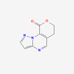 molecular formula C9H7N3O2 B1421448 12-oxa-2,3,7-triazatricyclo[7.4.0.0,2,6]trideca-1(9),3,5,7-tetraen-13-one CAS No. 1235441-65-2