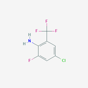 4-Chloro-2-fluoro-6-(trifluoromethyl)aniline