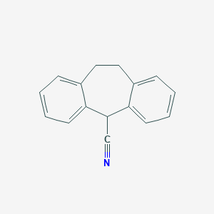 molecular formula C16H13N B142145 10,11-dihydro-5H-dibenzo[a,d]cycloheptene-5-carbonitrile CAS No. 1729-63-1