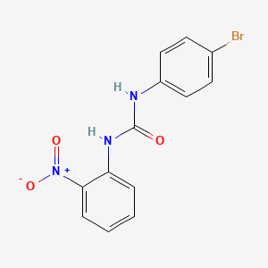 molecular formula C13H10BrN3O3 B14214532 Urea, N-(4-bromophenyl)-N'-(2-nitrophenyl)- CAS No. 576171-90-9