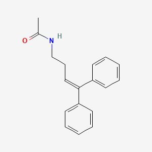 molecular formula C18H19NO B14214539 N-(4,4-Diphenylbut-3-en-1-yl)acetamide CAS No. 749861-57-2