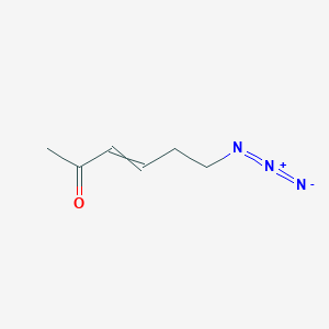 molecular formula C6H9N3O B14214543 6-Azidohex-3-en-2-one CAS No. 823805-87-4