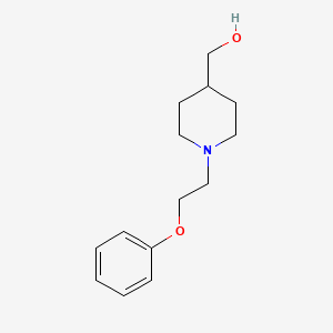 [1-(2-Phenoxyethyl)piperidin-4-yl]methanol