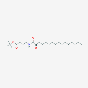 molecular formula C24H45NO4 B14214562 Tert-butyl 4-[(2-oxohexadecanoyl)amino]butanoate CAS No. 784179-71-1