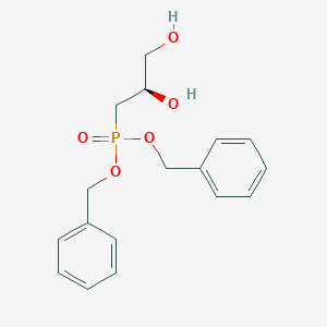 molecular formula C17H21O5P B14214587 Dibenzyl [(2R)-2,3-dihydroxypropyl]phosphonate CAS No. 828268-22-0