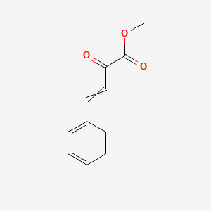 molecular formula C12H12O3 B14214598 Methyl 4-(4-methylphenyl)-2-oxobut-3-enoate CAS No. 569338-07-4