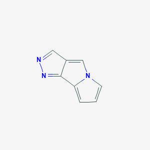 molecular formula C8H5N3 B14214608 Pyrazolo[3,4-A]pyrrolizine CAS No. 735327-24-9