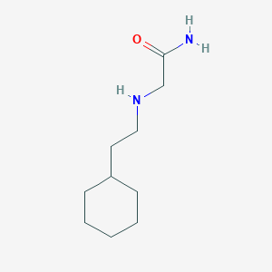 molecular formula C10H20N2O B1421463 2-[(2-Cyclohexylethyl)amino]acetamide CAS No. 1184075-44-2